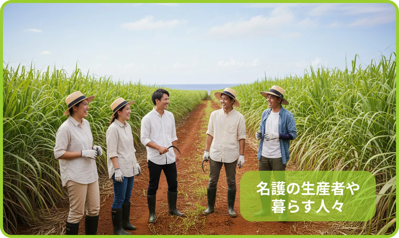 名護の生産者や暮らす人々